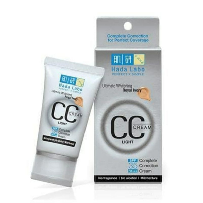 HadaLabo Cc Cream Ultimate Whitening Royal Ivory 25gr