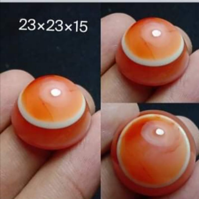 Batu Sulaiman Mata Puser Bumi Garis Bulat Simetris Top HQ