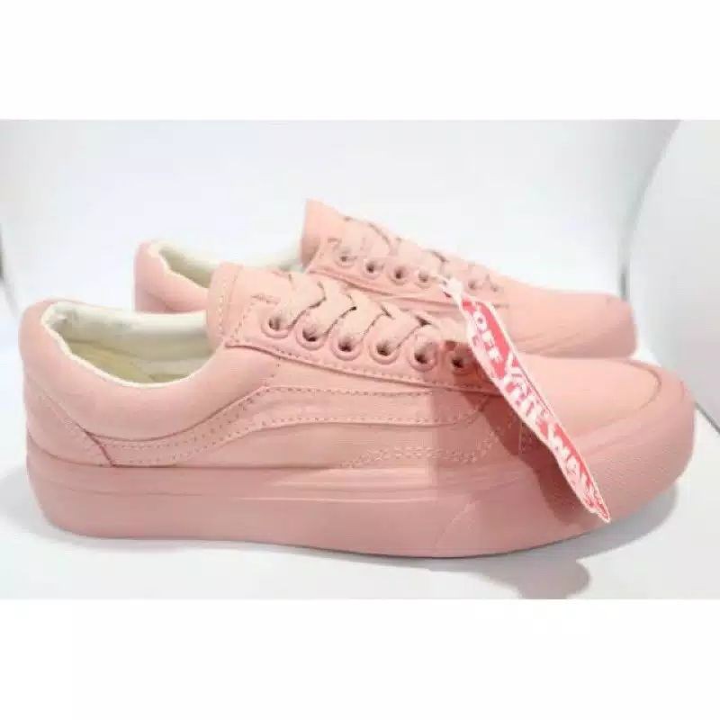 SEPATU OLD SKOOL ROSSY PINK PEACE (REAL PICT)