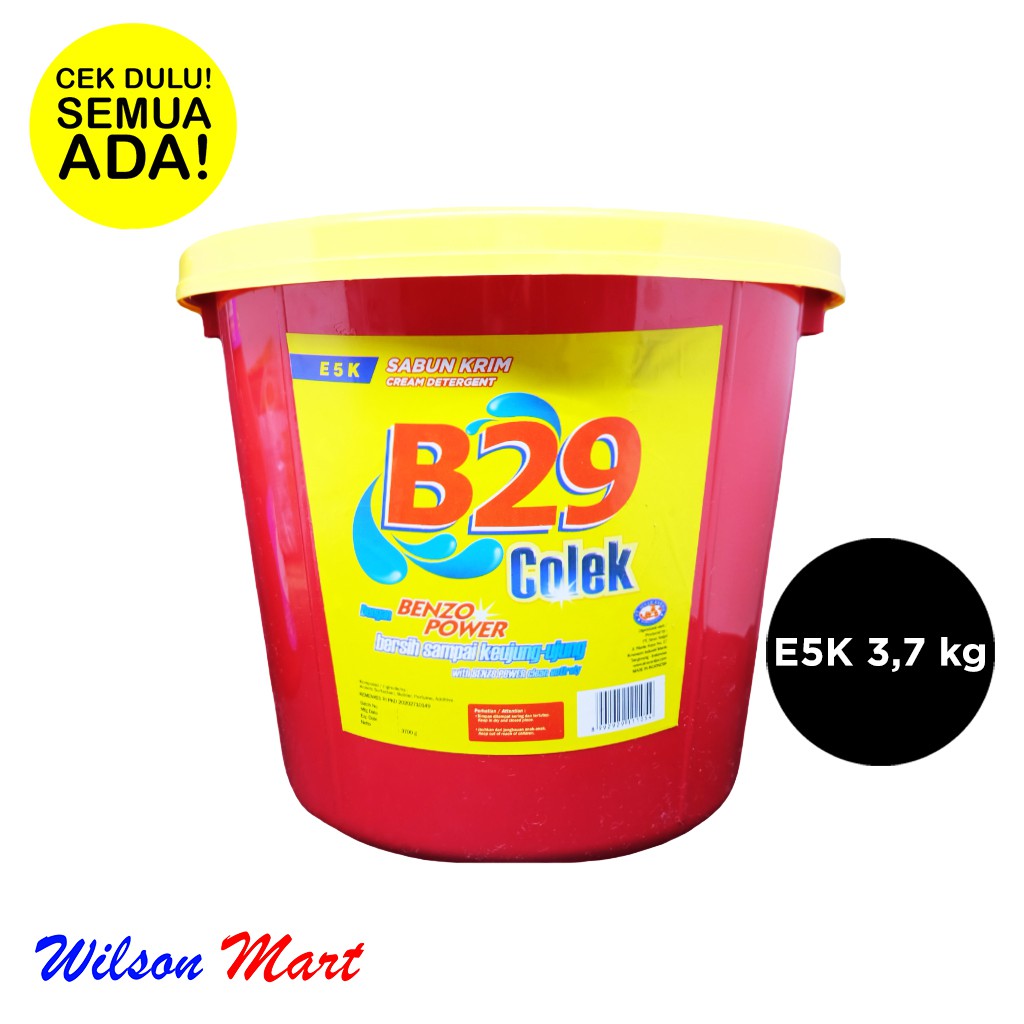 B29 SABUN CREAM COLEK KUNING E5K 3,7 KG 3700 GRAM EMBER