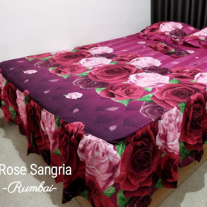 Sprei Homemade Rumbai Uk 200x200/ Bunga Termurah