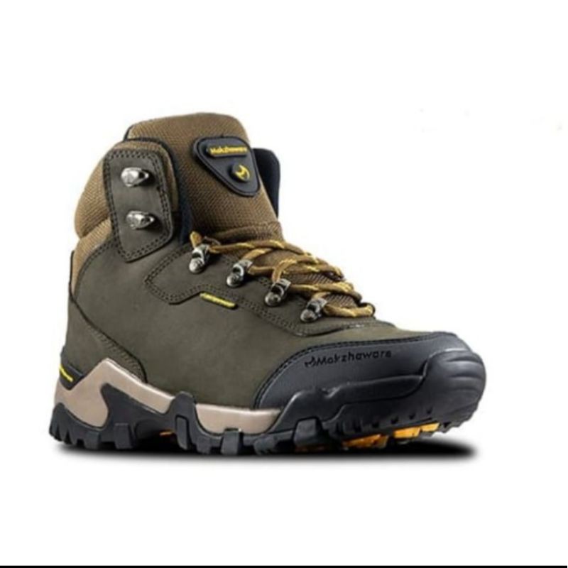sepatu gunung Mokzhaware Waterproof Reality Coffee Sepatu pira wanita