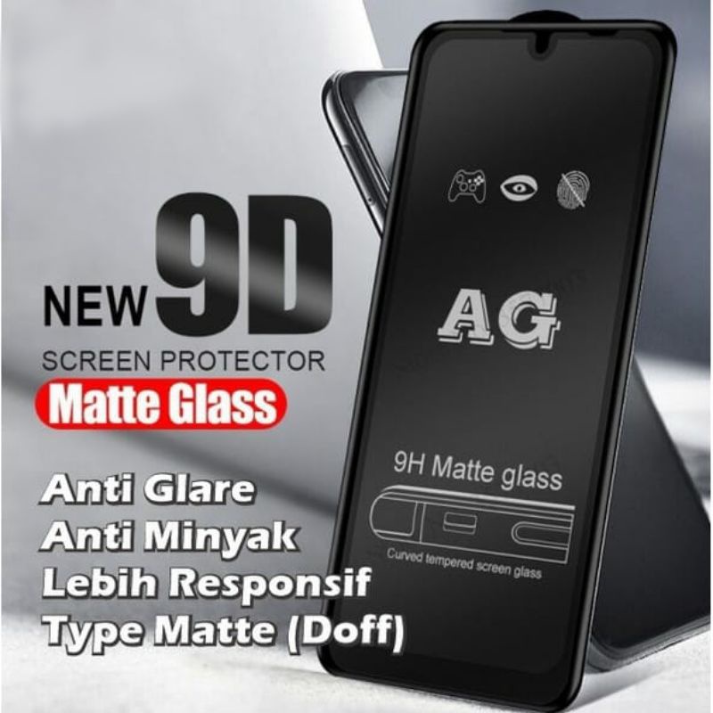 Tempered glass matte Samsung A9 2018, A9 2019, A10, A10S, A11, A12, A20, A20S, A21, A21S, A22, A30, 