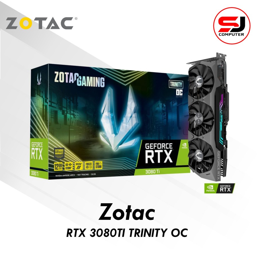 ZOTAC RTX 3080 TI TRINITY OC 12GB DDR6X VGA CARD NVIDIA RTX 3080TI