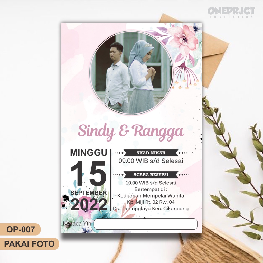 Jual Undangan Kecil Undangan Kopi Murah Undangan Punjungan Shopee