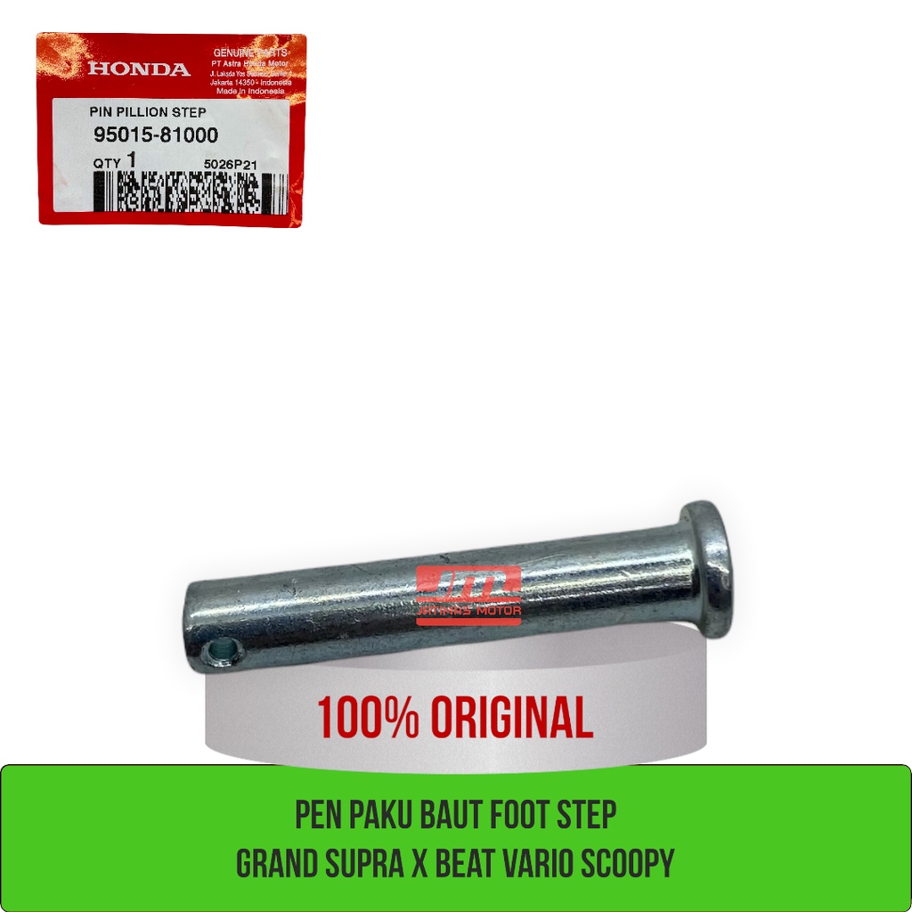 Pen paku baut foot step gran supra x 100 beat scoopy vario 95015-81000