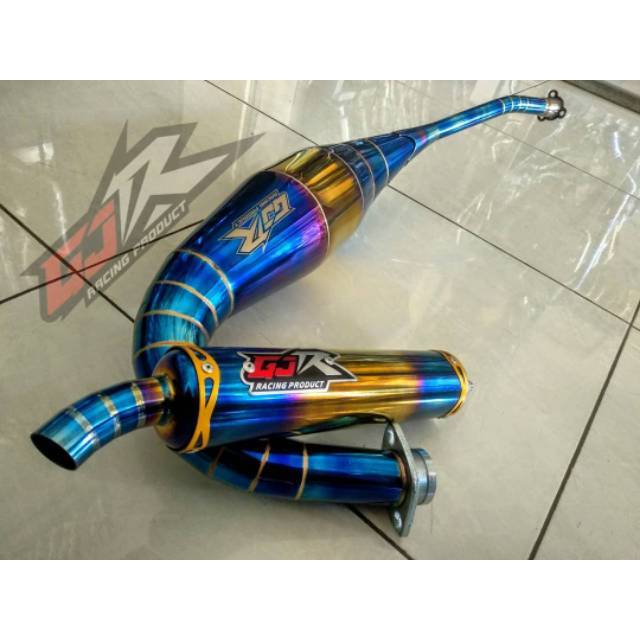 Knalpot Ninja R,SS,RR GJR Original Full Stenless Bluemoon Step Standar