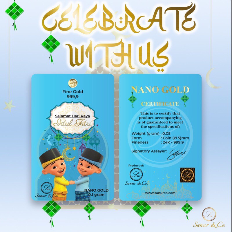 Sanur Nano Gold Edisi IDUL FITRI 0,5 gr