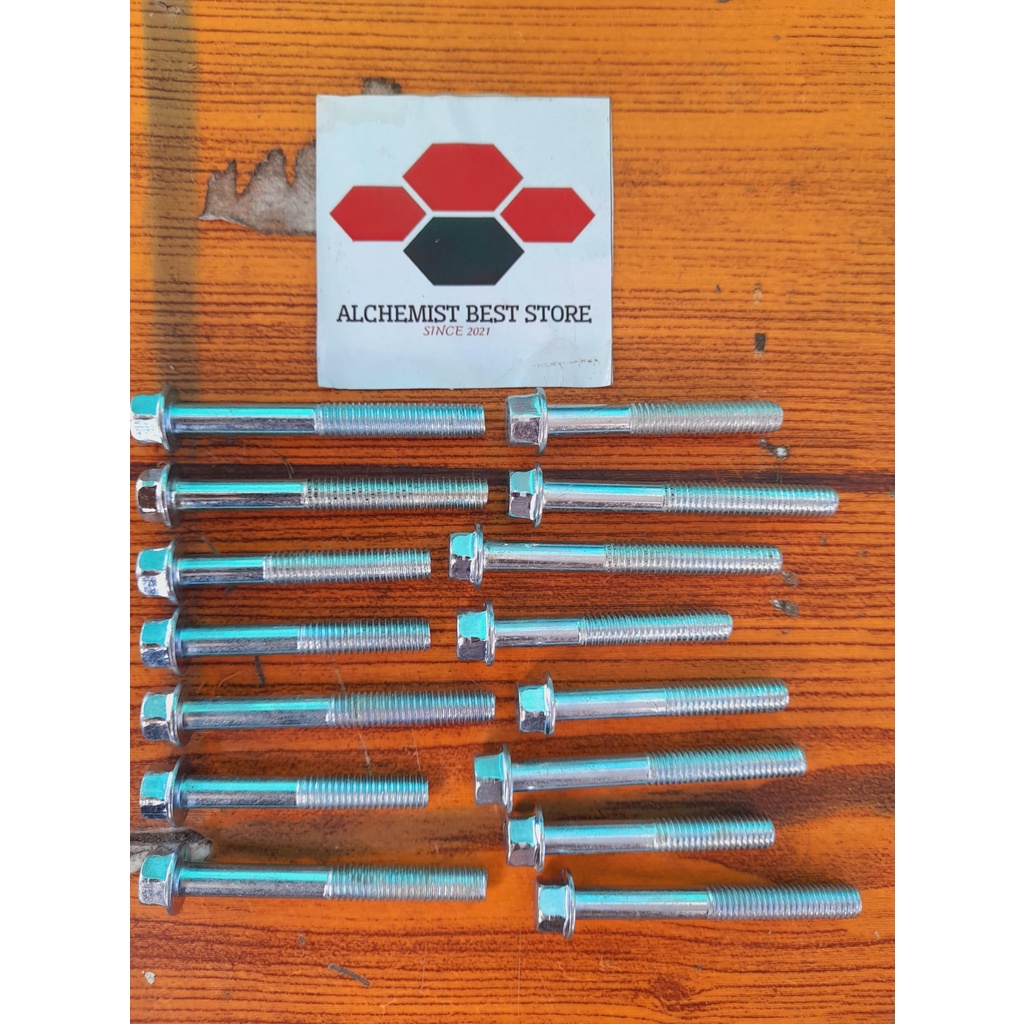 COD Baut Block Mesin Vega R New / Baud Block Mesin Yamaha Vega R New 1Set / Baut Baud Block Mesin Yamaha Vega R New 1Set