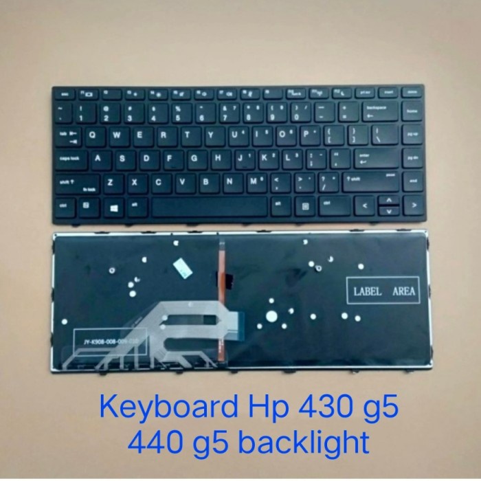 Keyboard Laptop HP Probook 430 G5 440 G5 445 G5 Baklight