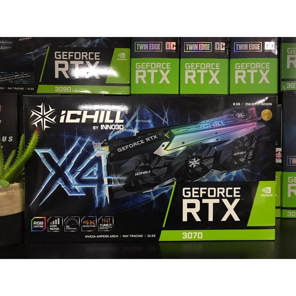 INNO3D RTX 3070 ICHILL X4 8GB DDR6 VGA CARD NVIDIA GEFORCE INNO 3D