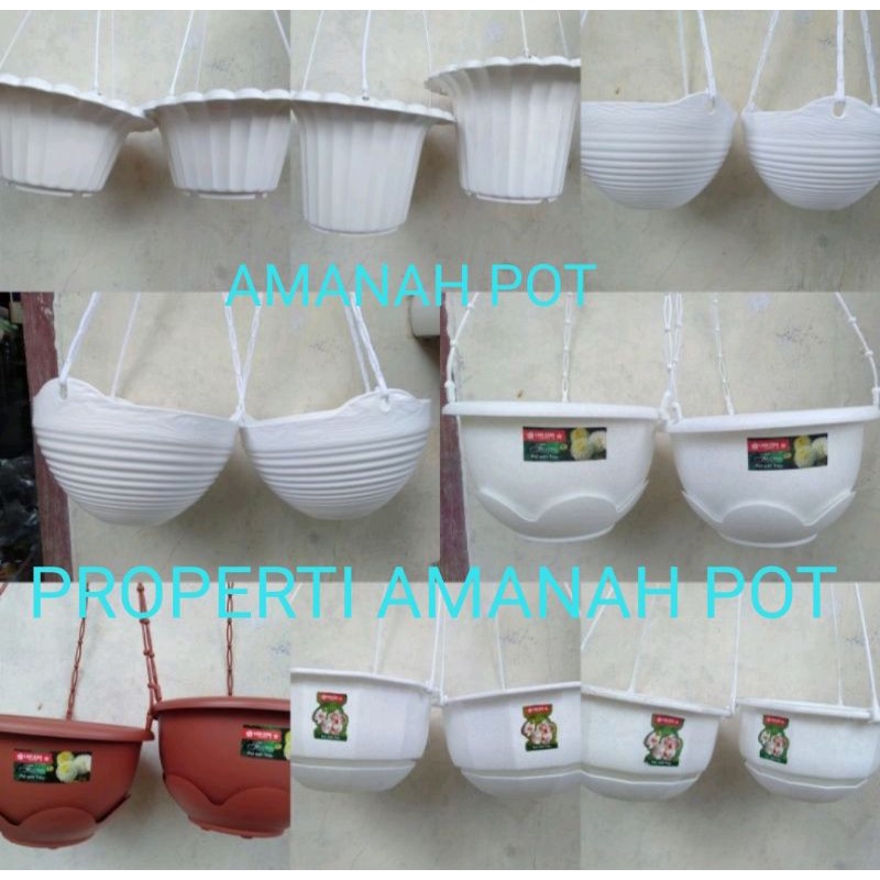 POT BUNGA GANTUNG MAWAR-GENTONG-LIONSTAR