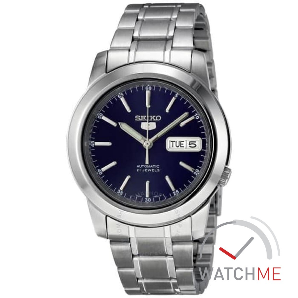 Jam Tangan Seiko 5 SNKE51K1 Automatic Blue Dial 30m Stainless Steel Original Bergaransi