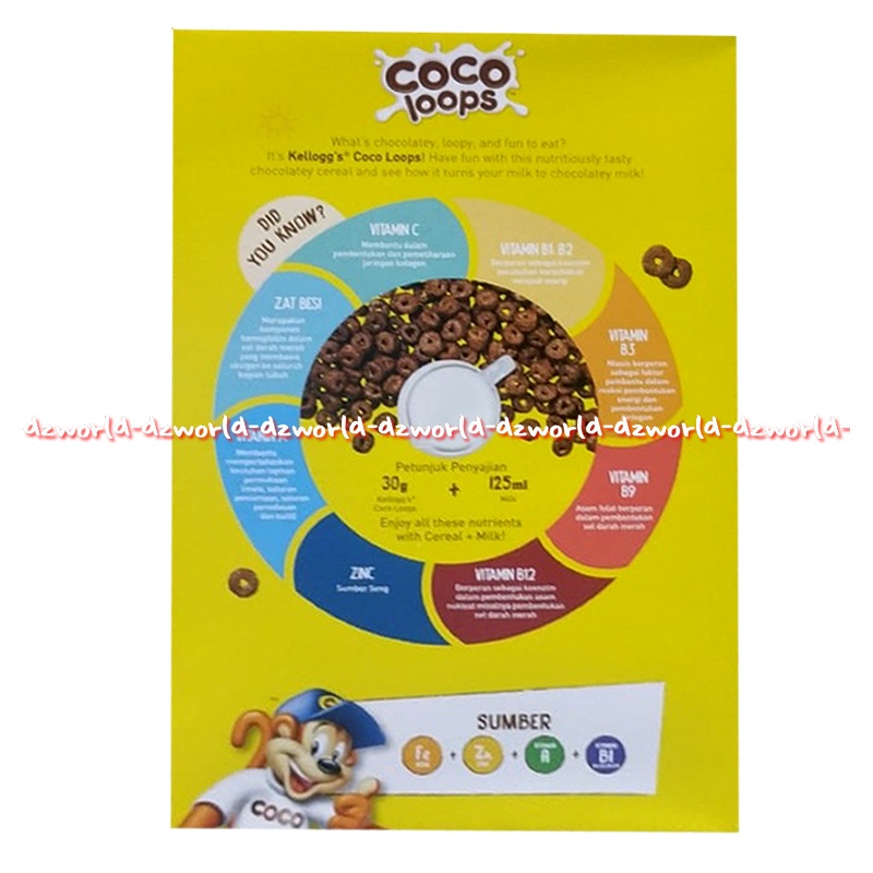 Kellogg's Coco Pops 170gr Sereal Yang Terbuat Dari Jagung Pilihan Cocok Untuk Sarapan Kellogg Kelog Kelloggs