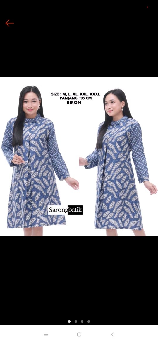 Atasan Dress Batik Wanita Setaman Dsc05974