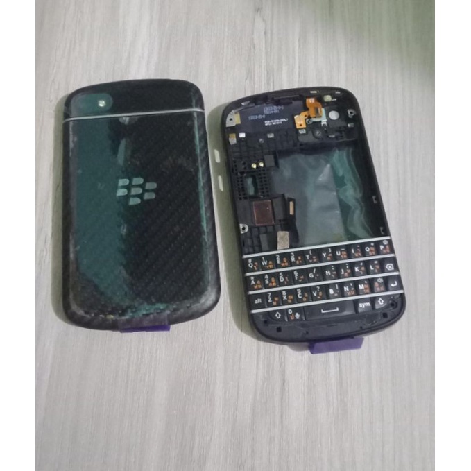 Casing Blackberry Q10 BB Q10 hitam keypad built up