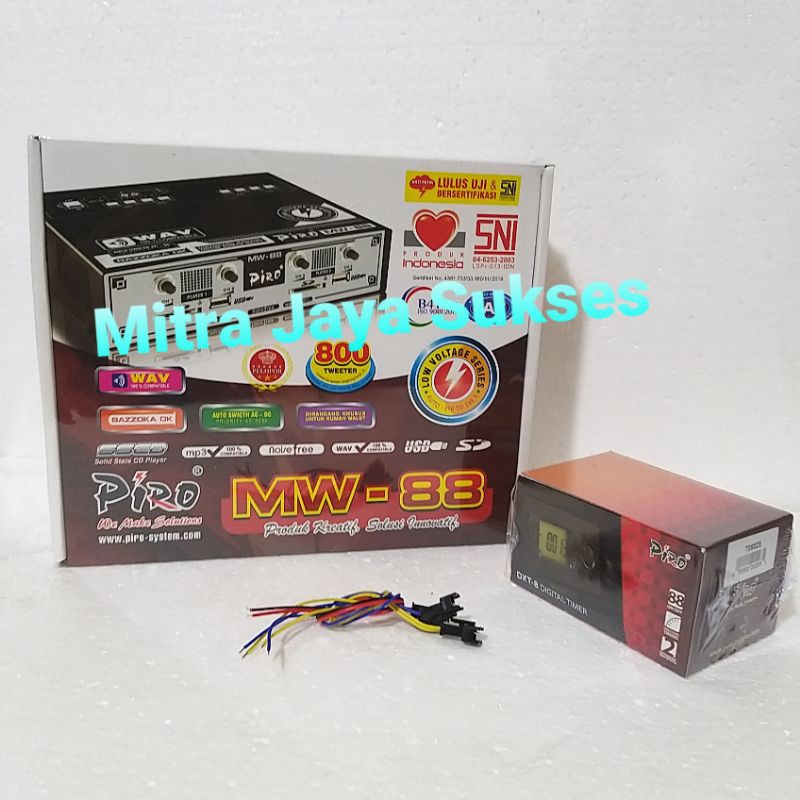 Paket Ampli Walet Piro MW 88 Anti Petir + Timer Piro On Off Suara Panggil