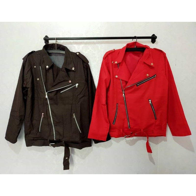 JAKET RAMONES KANVAS / JAKET MOTOR / WERPACK