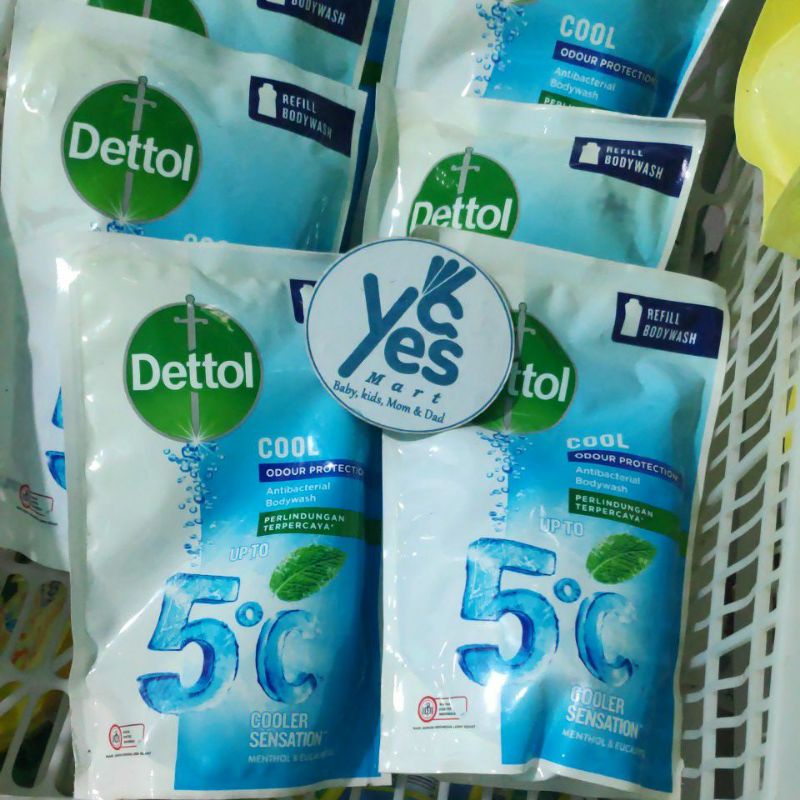 Dettol sabun mandi kemasan refill 410ml detol body wash 400 ml Cool