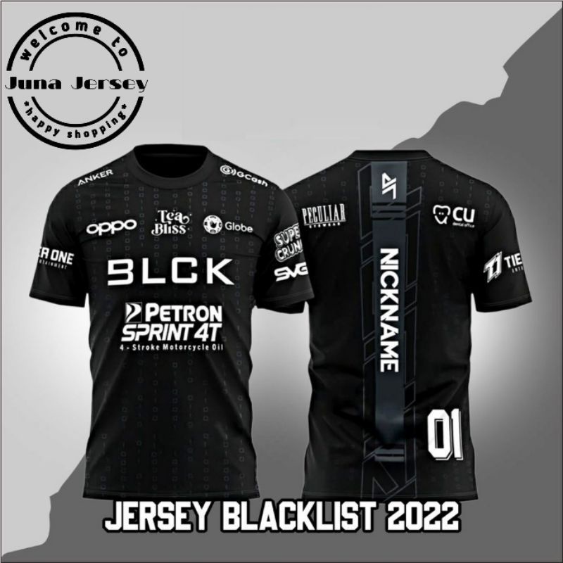 JERSEY BLACKLIST INTERNATIONAL FREE NICKNAME