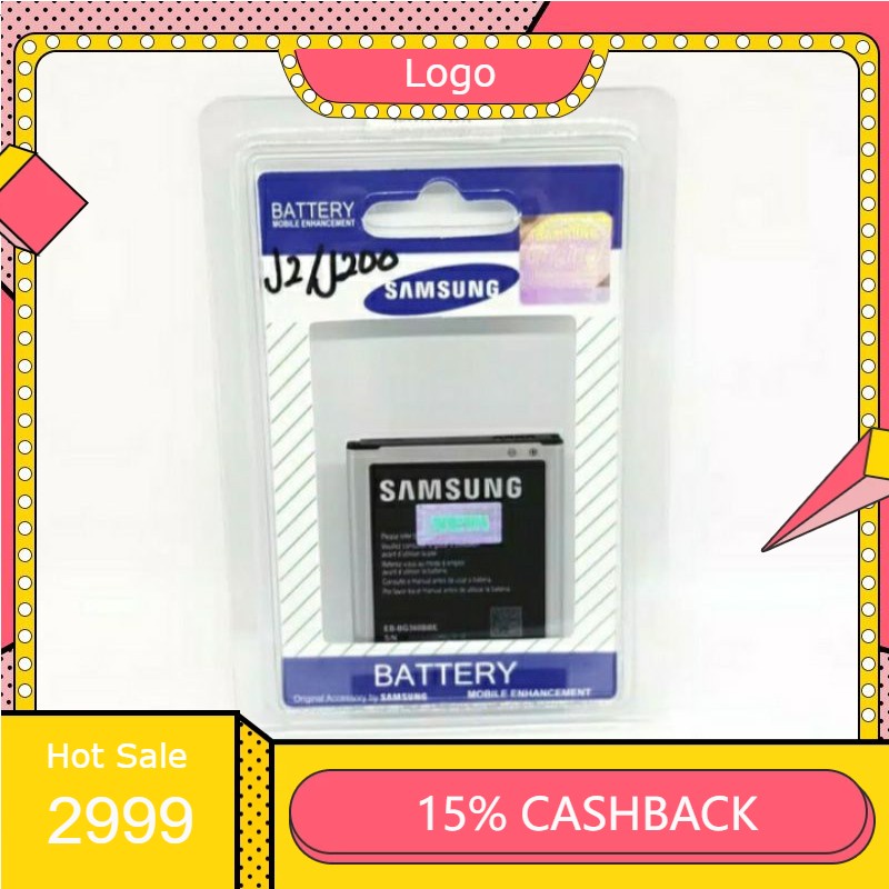 Baterei Batre hp Samsung Galaxy j2 J200 2015 ORI
