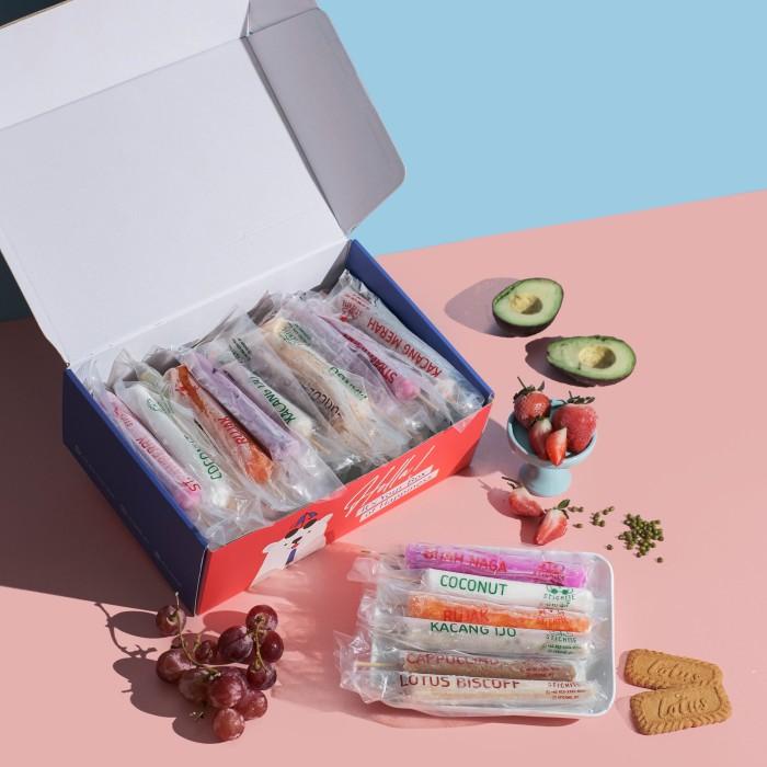 

Makanan Beku | (Preorder) Paket Stick Me 50 Pcs + Biang Es