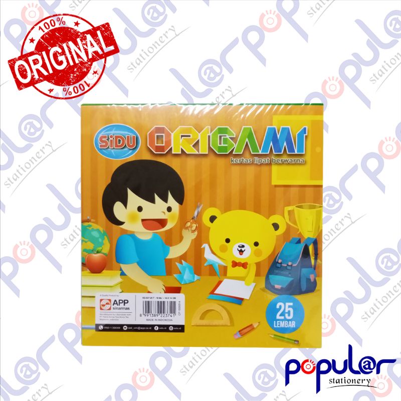 

Kertas Origami Sinar Dunia 14 x 14 Isi 25 Lembar