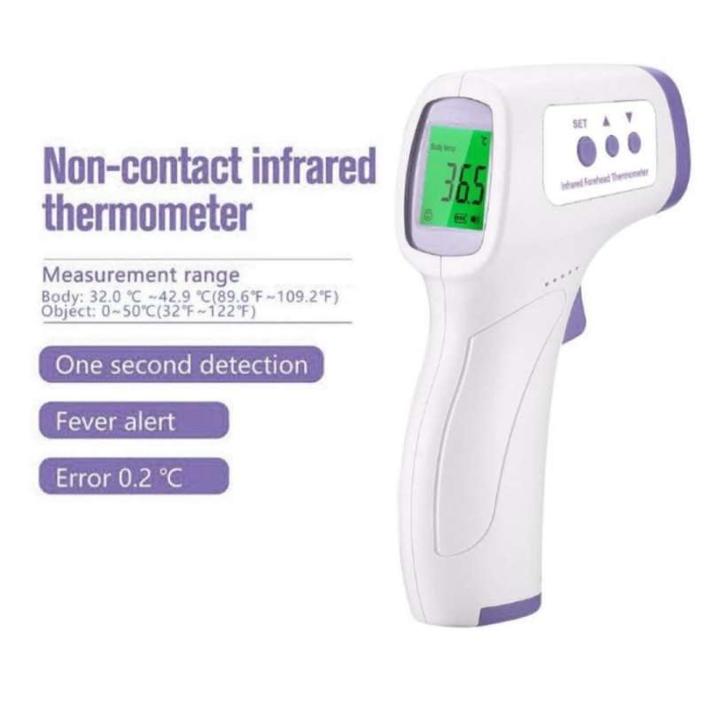 THERMOMETER INFRARED THERMOGUN THERMOMETER DIGITAL TEMBAK NON KONTAK