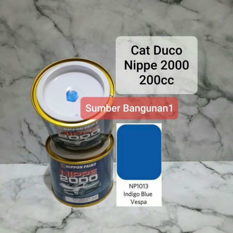 NIPPE 2000 NP1013 Indigo Blue Vespa cat duco biru otomotif besi motor
