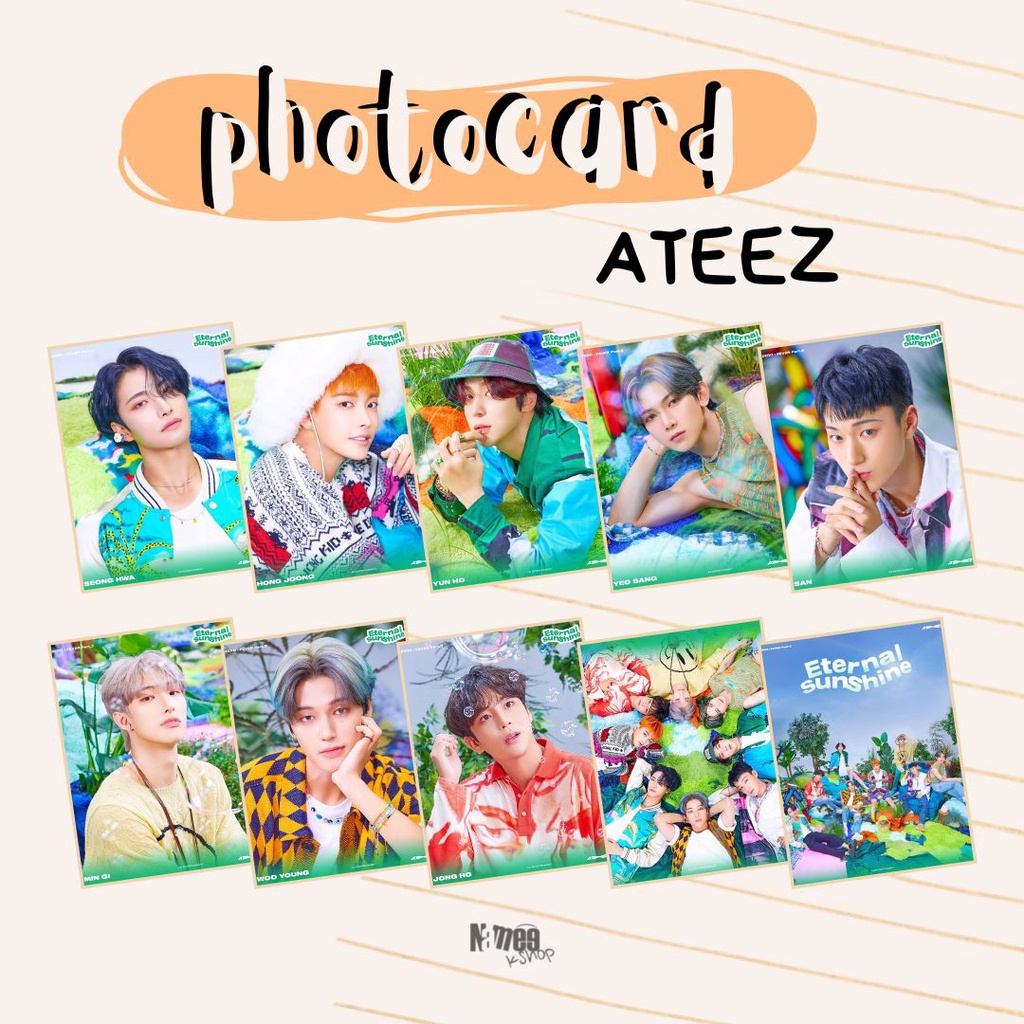 ATEEZ Photocard Set Eternal Sunshine