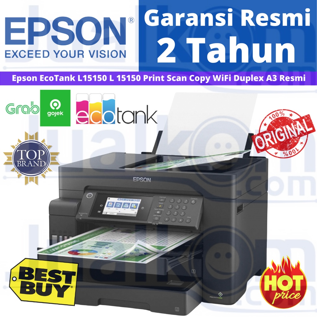 Printer Epson EcoTank L15150 L 15150 A3 Print Scan Copy WiFi Duplex