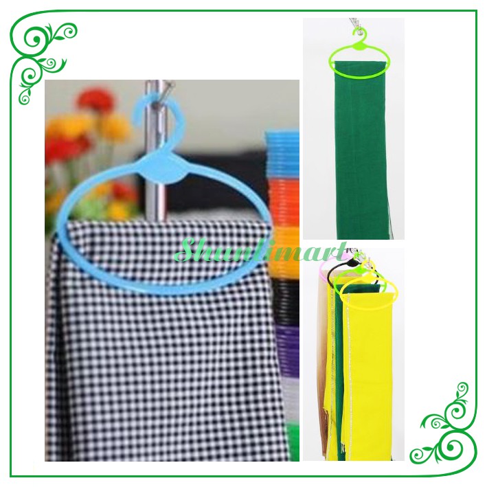 Hanger Jilbab Hijab Oval Gantungan Display Kerudung Pashmina Scarf Syal-8