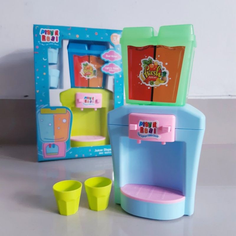 Mainan RKC Juicer Dispenser Batre Anak Perempuan Cewek Edukatif