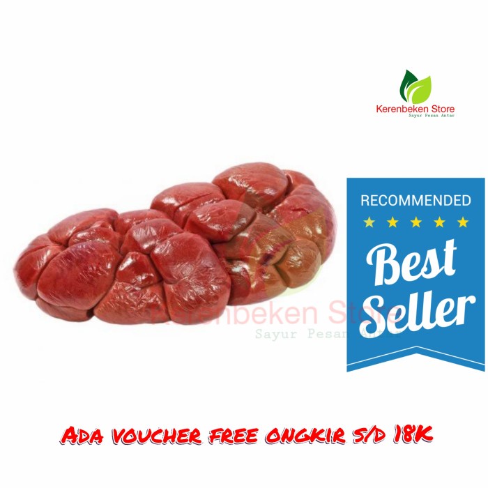 

ginjal sapi per kg - 500gr
