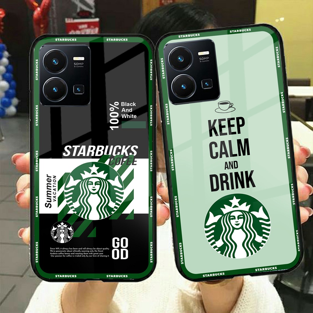 Softcase Glass Vivo Y35 2022 [K186] - Softcase Mirror - Softcase Kaca Vivo Y35 2022 - Softcase Glass