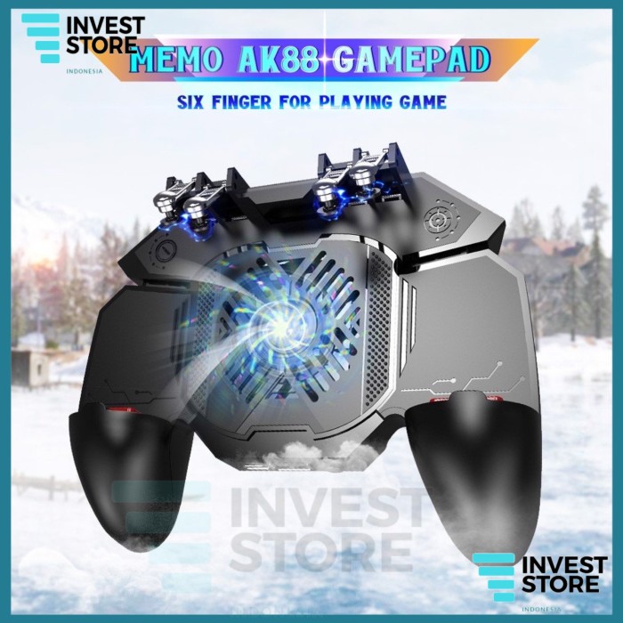 GAMING AKSESORIS MOBILE GAMING MMI13 MEMO AK88 GAMEPAD 1200MAH 6