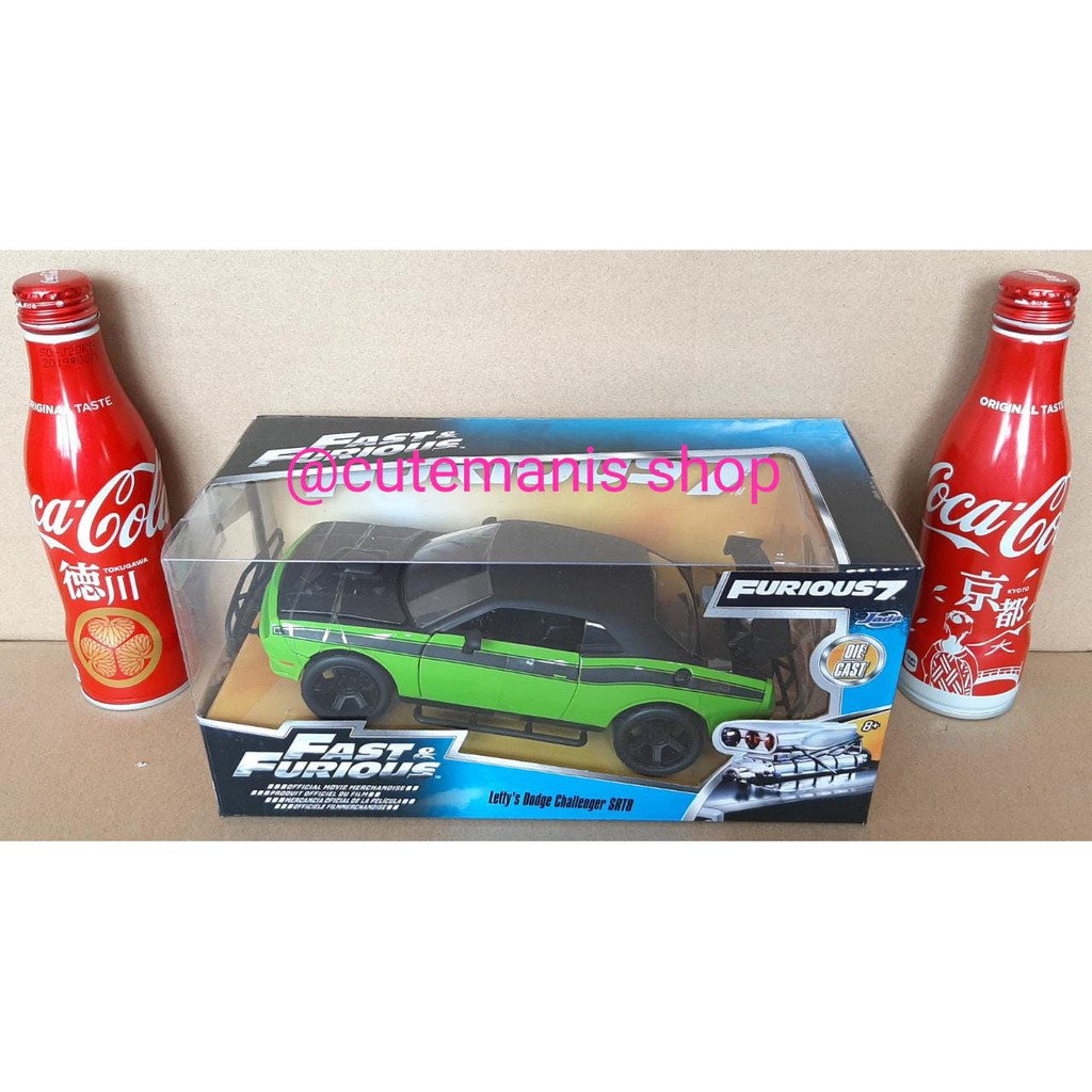 Jada 1:24 Fast & Furious Letty's 2011 Dodge Challenger SRT8 Green