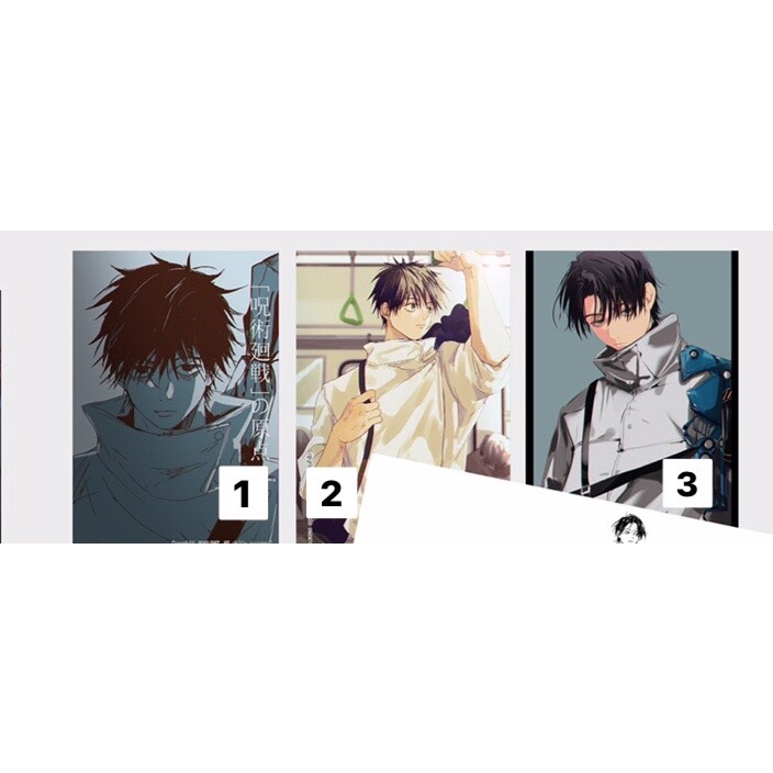 Postcard Jujutsu_sae + 6baji tokrev girls