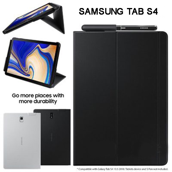 Book Cover Samsung Tab S4 - Flip Case Samsung Flip Cover Tab S4 OEM