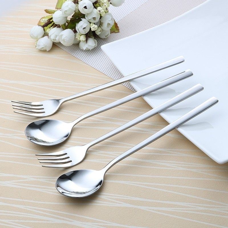 clashop]Sendok Garpu Korea / Alat Makan Sujeo Korean Spoon Fork Set Stainless