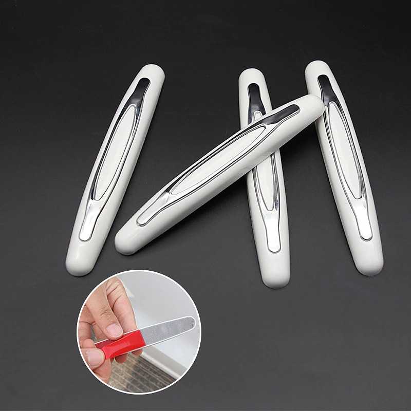 Pelindung Pintu Mobil Car Door Bumper Guard Anti Gores Lecet 4PCS Cover Strip Corner Universal Berkualitas