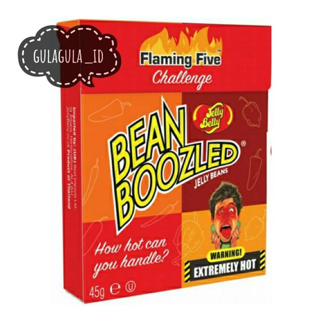 

NEW HOT EDITION !! Bean Boozled Flaming Fiery Five Refill Box 1.6oz