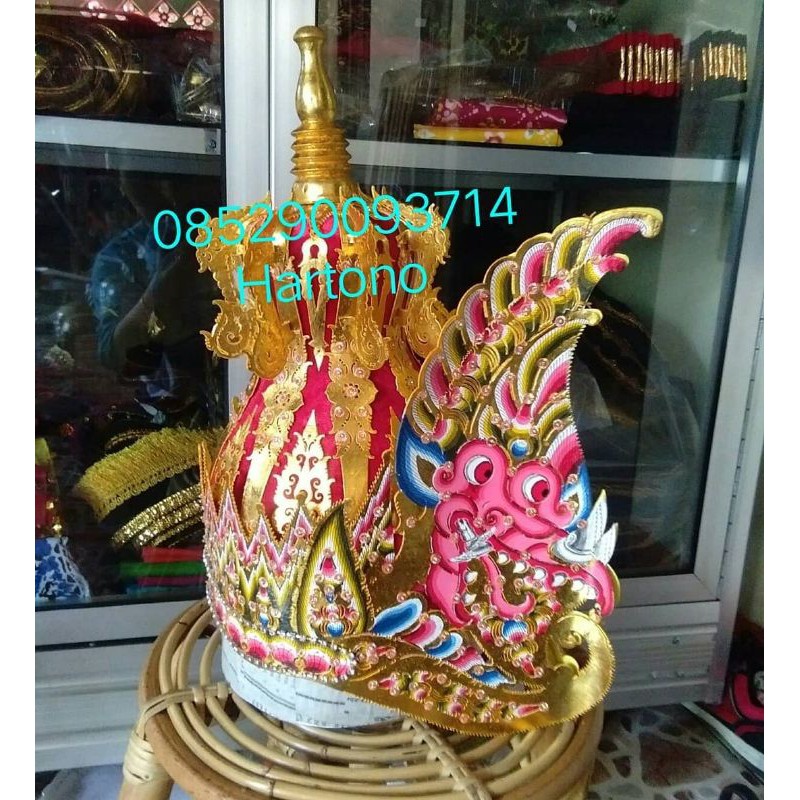 mahkota irahirahan baladewa rahwana teropong wayang orang alusan