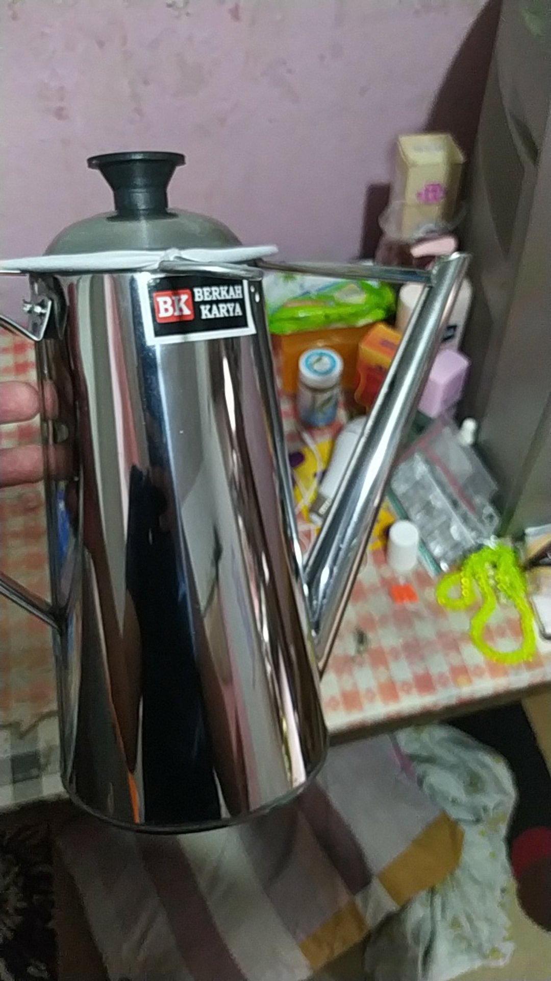 Teko Thai Tea Termurah / Teko Kopi Stenlis / Teko Teh Tarik Terbaru 24 Cm