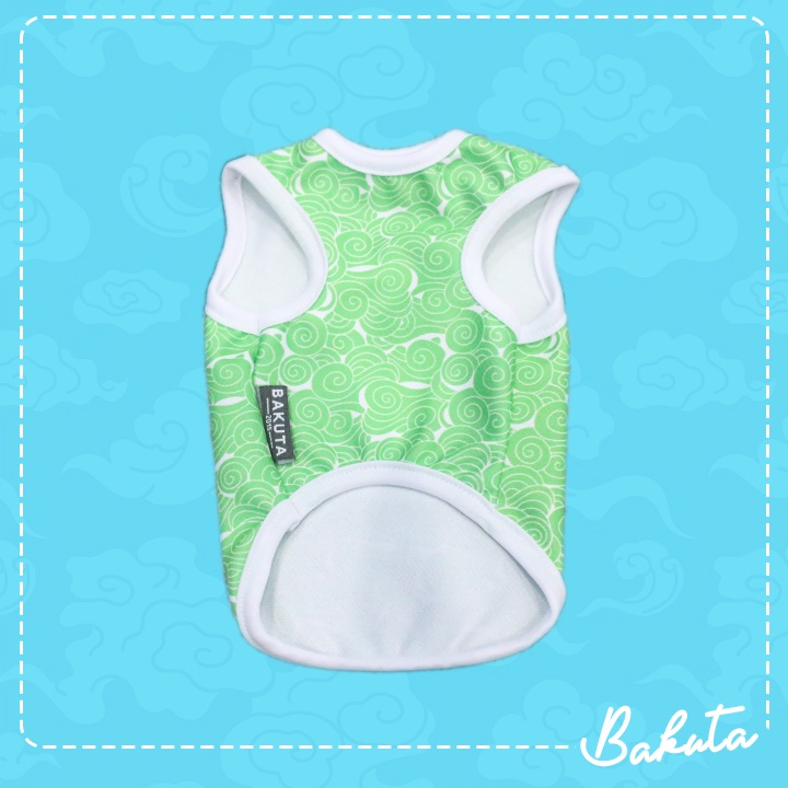 Baju Kucing Model Kaos Motif Tank Japan Cloud Warna Warni | Japan Cloud Tank Bakuta