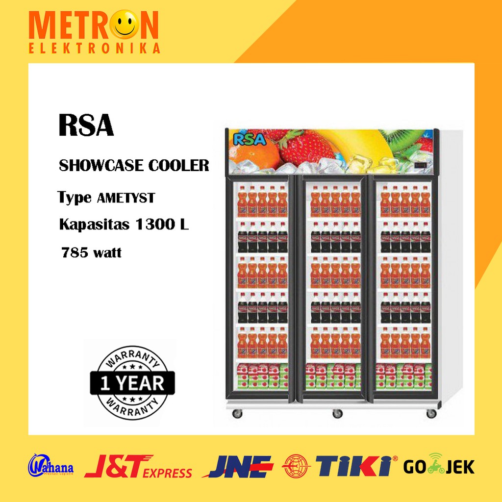 RSA AMETYST SHOWCASE COOLER 1300 LITER 785 WATT