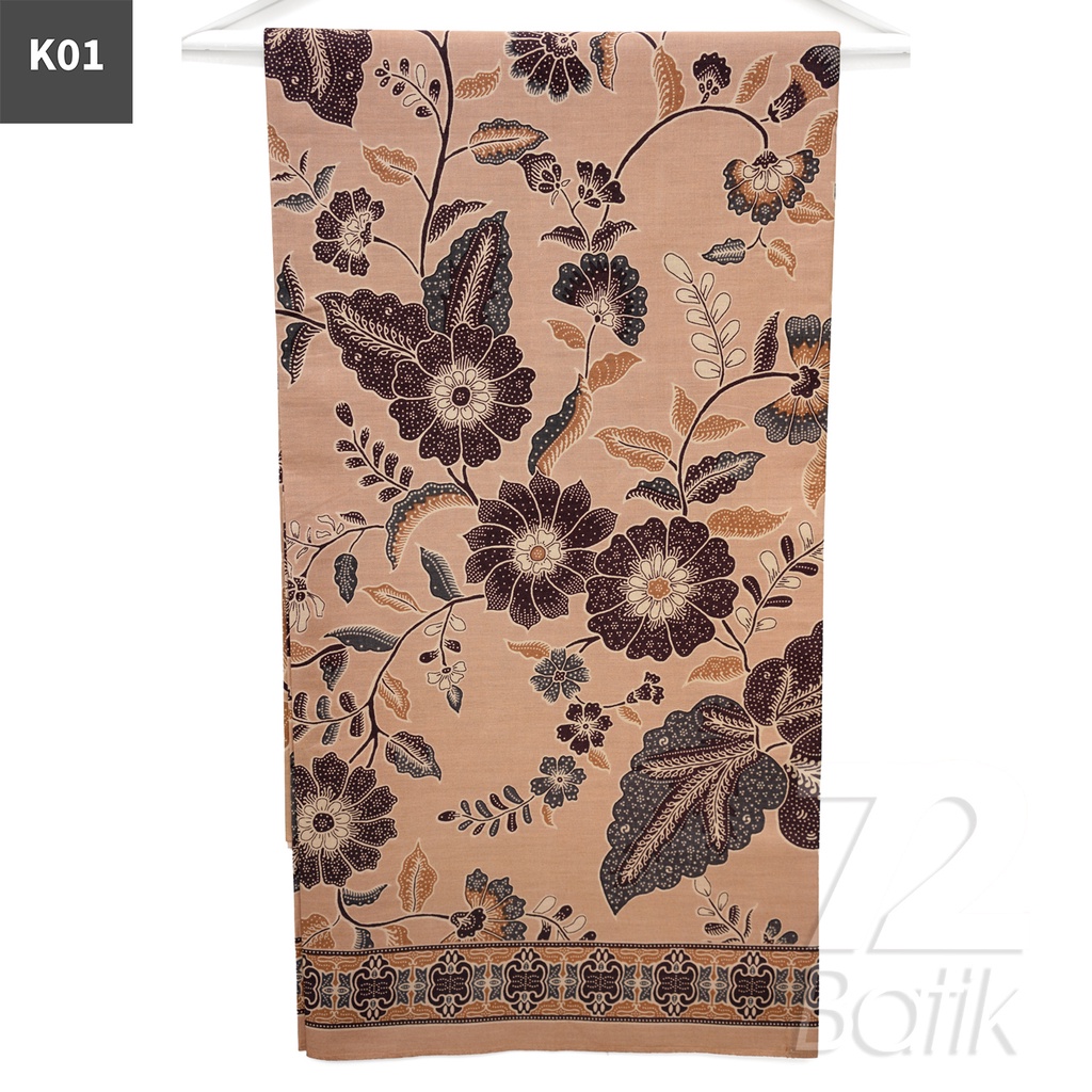 KAIN BATIK PREMIUM Bahan Katun Motif Kembang Sari Warna Hijau 721186 Cap 72 Jarik Jarit Samping Kebat Panjang Batik Katun Modern Premium Bahan Seragam Batik Pernikahan Kantor Keluarga Murah Kamen Jadi Batik Bali Lembaran