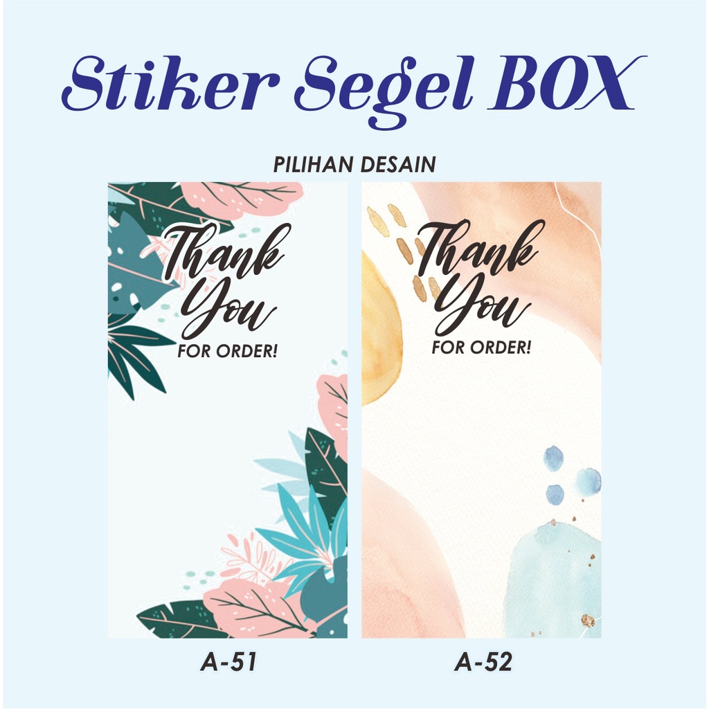 

STIKER SEGEL BOX