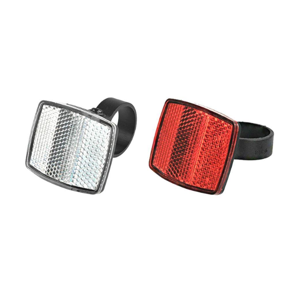 Sepeda Jalan Plastik Reflektor Agustinina Depan Belakang MTB Warning Light
