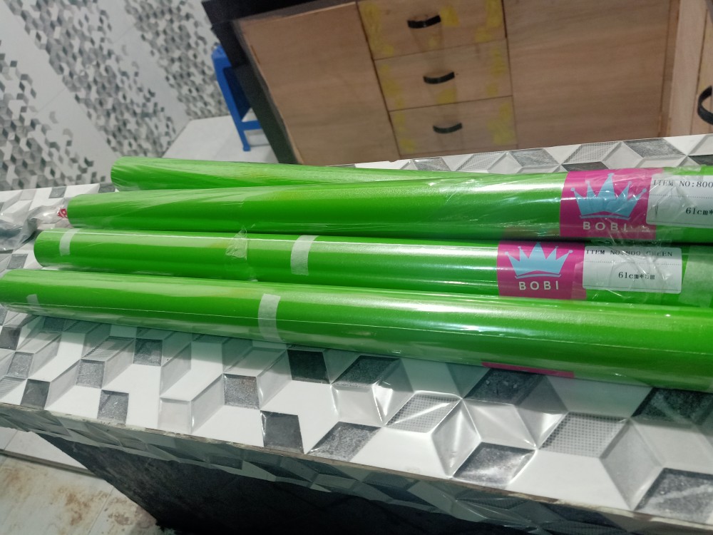 Premium Wallpapaer Dapur Glossy Wallpapaer Kitchen Set Wallpeper Meja 60cm X 5meter